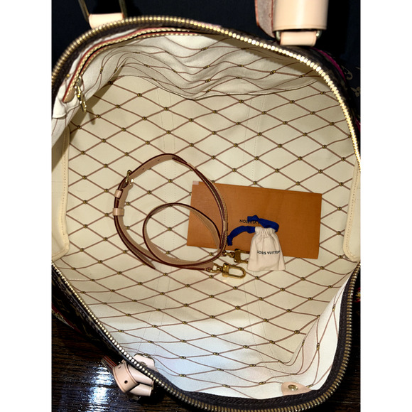 Louis Vuitton Keepall Bandouliere 50 Summer Trunks Monogram Weekend Travel Bag - Picture 9 of 10